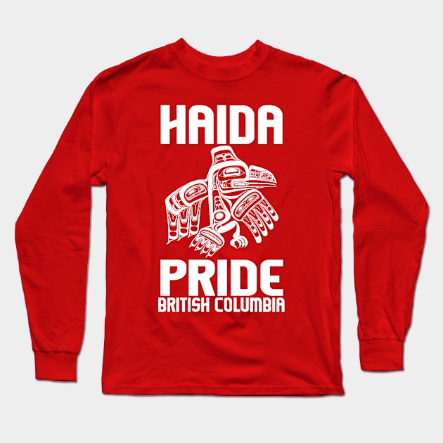 HAIDA EAGLE 2 Long Sleeve T-Shirt by truthtopower